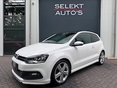 Volkswagen Polo - 1.2 TSI 3x R-Line 105 Pk Pano/Cruise/Climate/Car Play/Android/Stoelverwarming/PDC/17 Inch/