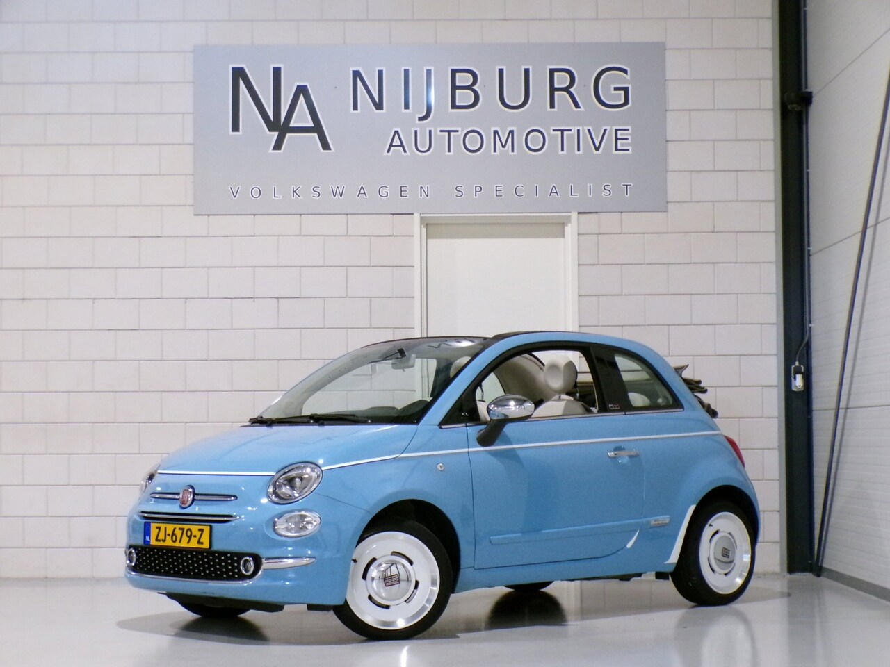Fiat 500 C - 0.9 TwinAir Turbo Spiaggina 58 "Origineel NL!" Apple-Carplay Parkeersensoren Navigatie Cru - AutoWereld.nl