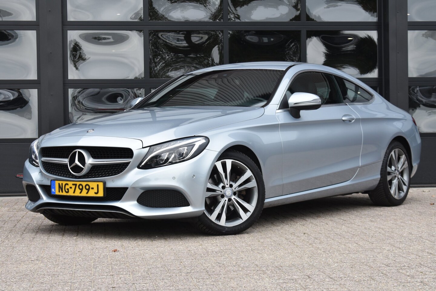 Mercedes-Benz C-klasse Coupé - 220 d Lease Edition '17 LED Clima Navi Cruise - AutoWereld.nl