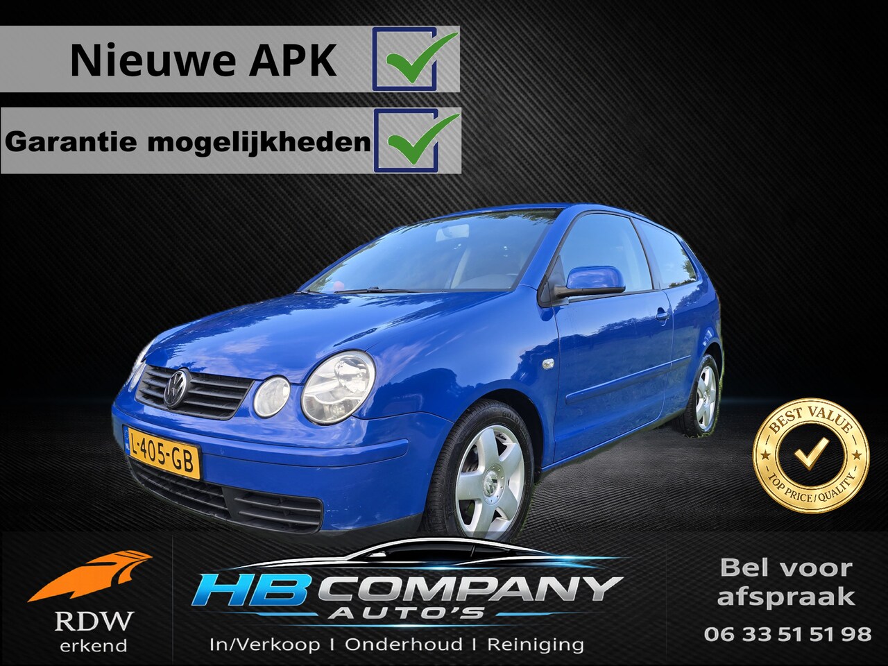 Volkswagen Polo - 1.2-12V Comfortline | Airco | Nieuwe APK - AutoWereld.nl