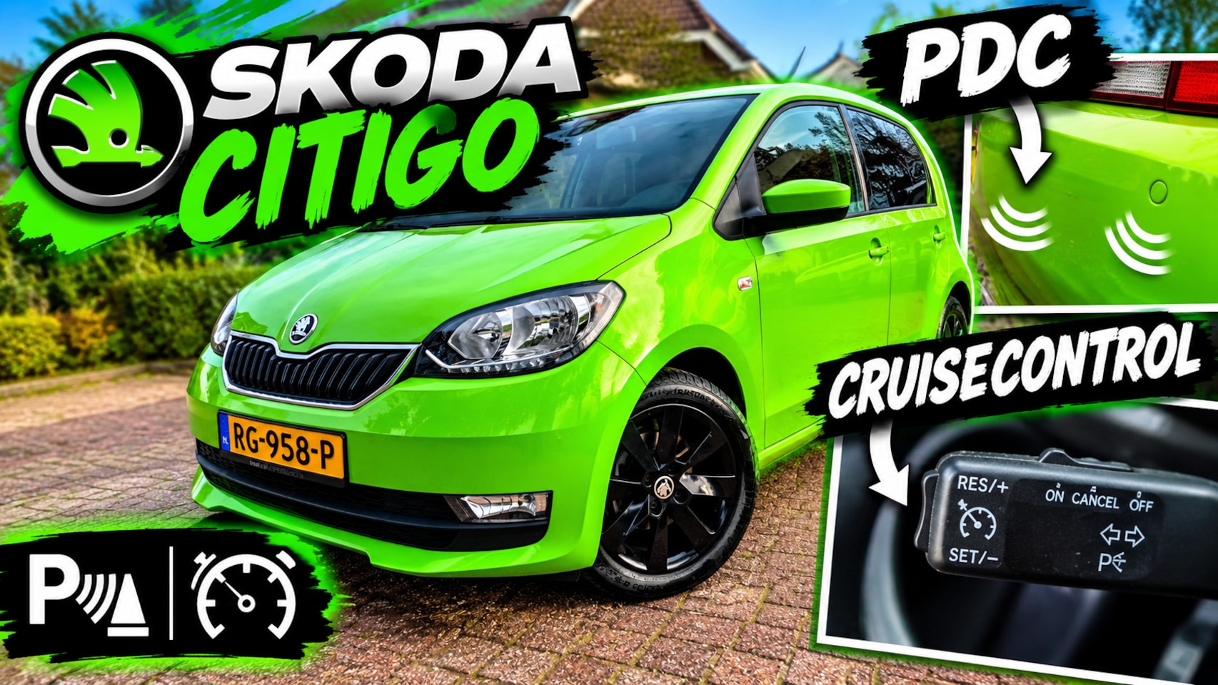 Skoda Citigo - 1.0 Greentech Ambition 1.0 Greentech Ambition, Cruise, PDC - AutoWereld.nl
