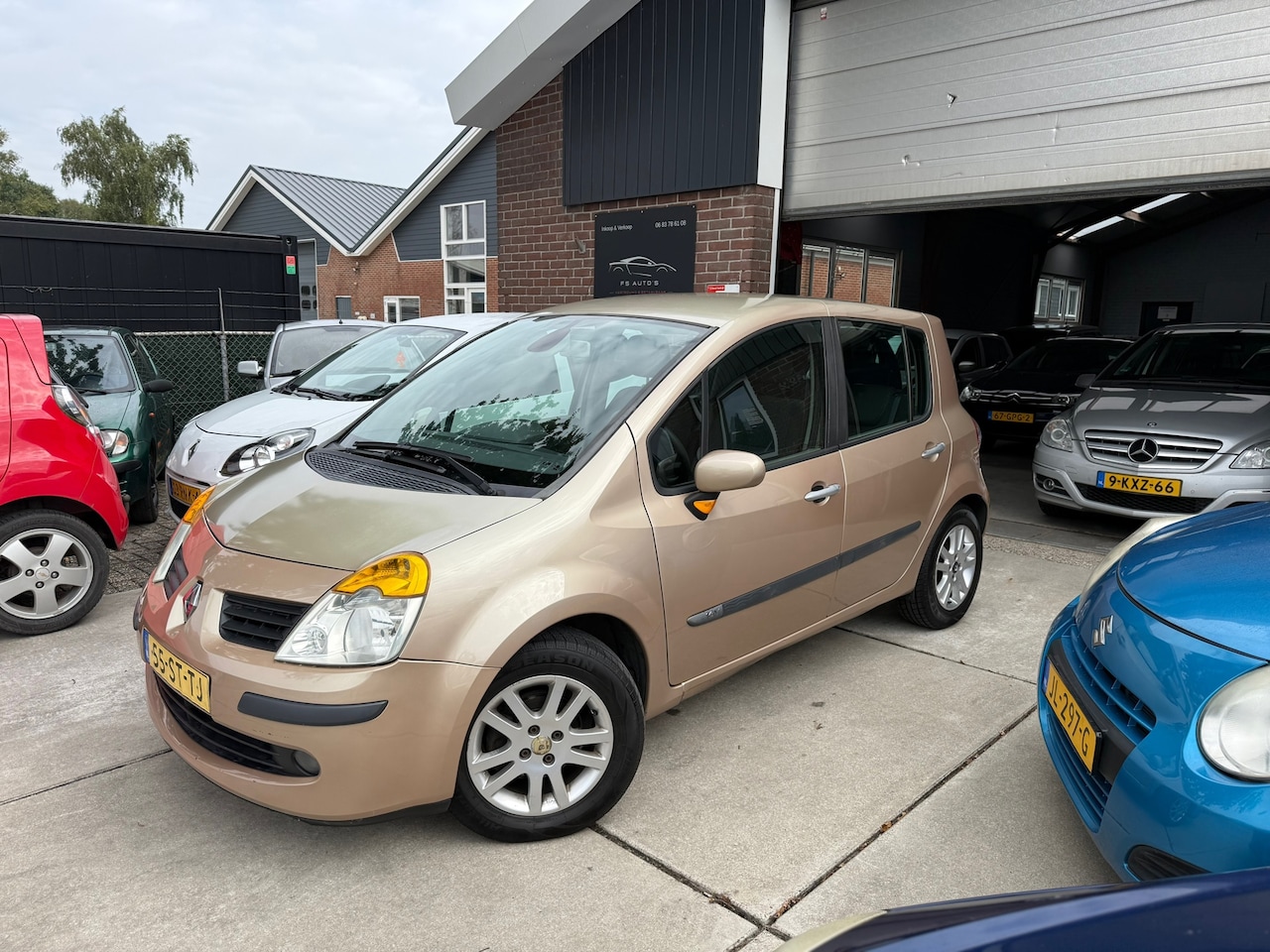Renault Modus - 1.2-16V Authentique Comfort |NIEUWE APK|AIRCO|HOGE INSTAP|ELECT.RAMEN|CENTR.DEUREN|NETTE B - AutoWereld.nl