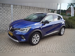 Renault Captur - 1.3 TCe 130 Intens Autom Half Leder/Stof Sportst Navi Camera Clima Apple Carplay Adaptieve