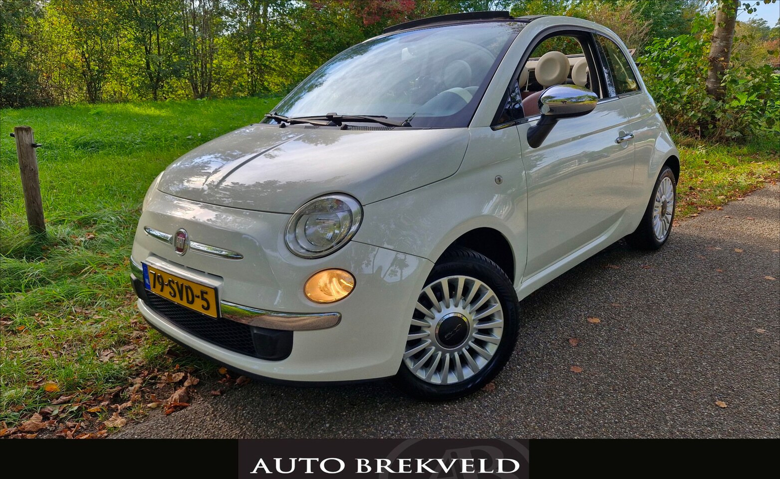 Fiat 500 - 0.9 TwinAir by Gucci Cabrio 86PK | Leder | PDC | Tom-Tom navi | Airco | NAP - AutoWereld.nl