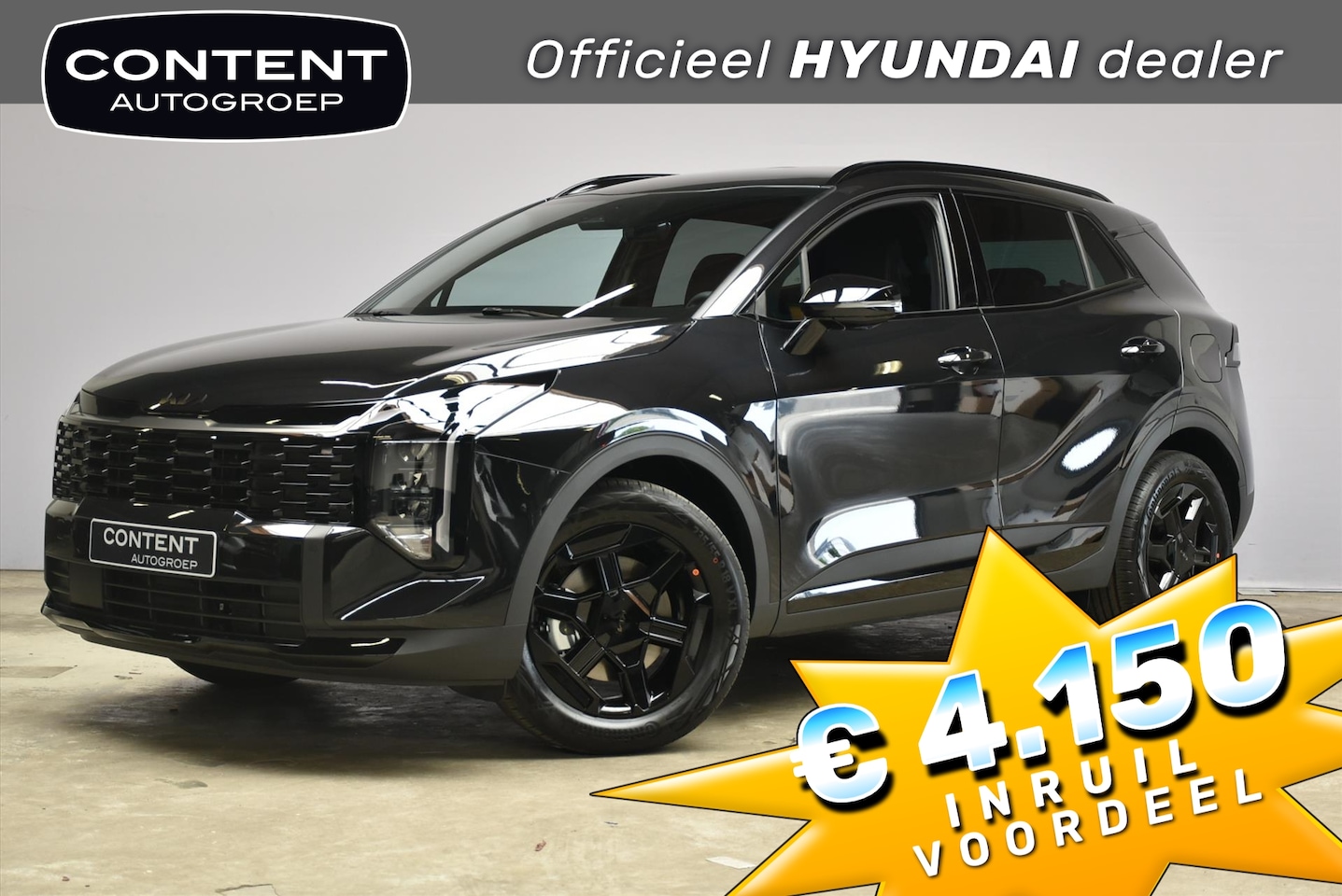 Kia Sportage - 1.6 T-GDi 239pk Hybrid AT6 Black Edition - AutoWereld.nl