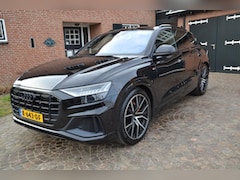 Audi Q8 - 50 TDI quattro 3x S-Line - RS-Stoelen - Panoramadak - Leer - Navigatie+360'Camara's - Stoe