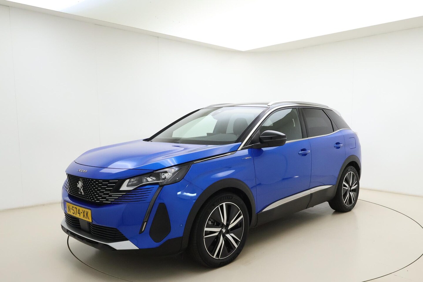 Peugeot 3008 - 1.6 HYbrid4 GT Pack 300 Pk | Electrische Achterklep | Stoelverwarming | Navigatie | Climat - AutoWereld.nl