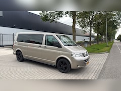 Volkswagen Transporter - 2.5 TDI 340 Highline DC AUTOMAAT DUBBELE CABINE LEER AIRCO LANG GRIJS 2008