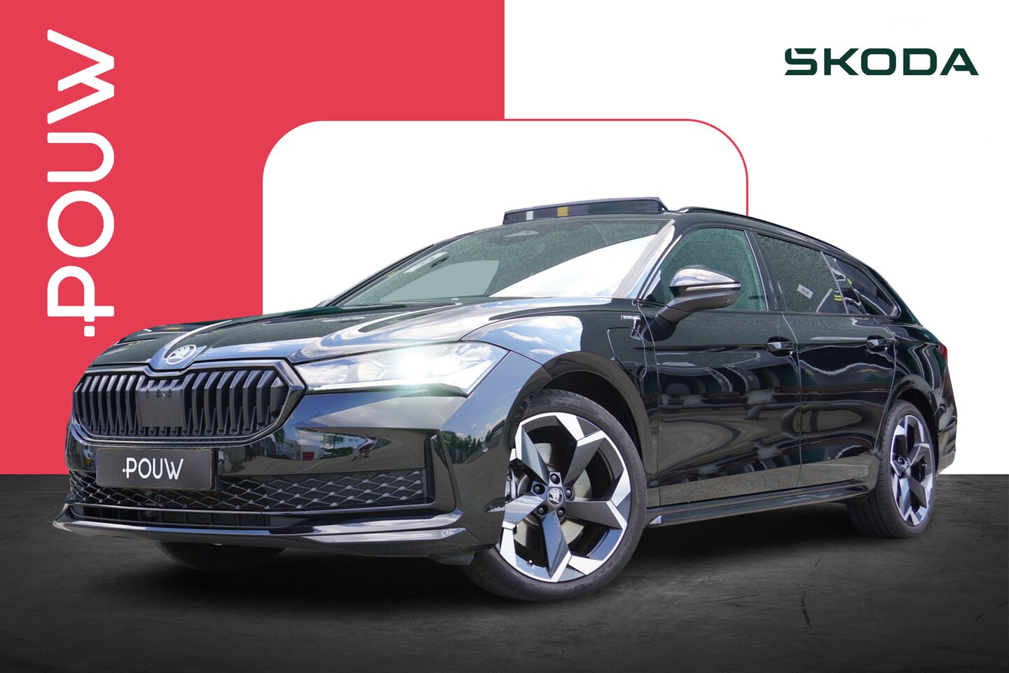 Skoda Superb Combi - 1.5 TSI 204pk PHEV Sportline Business | Panoramadak | Trekhaak | Head-up | Canton Audio - AutoWereld.nl