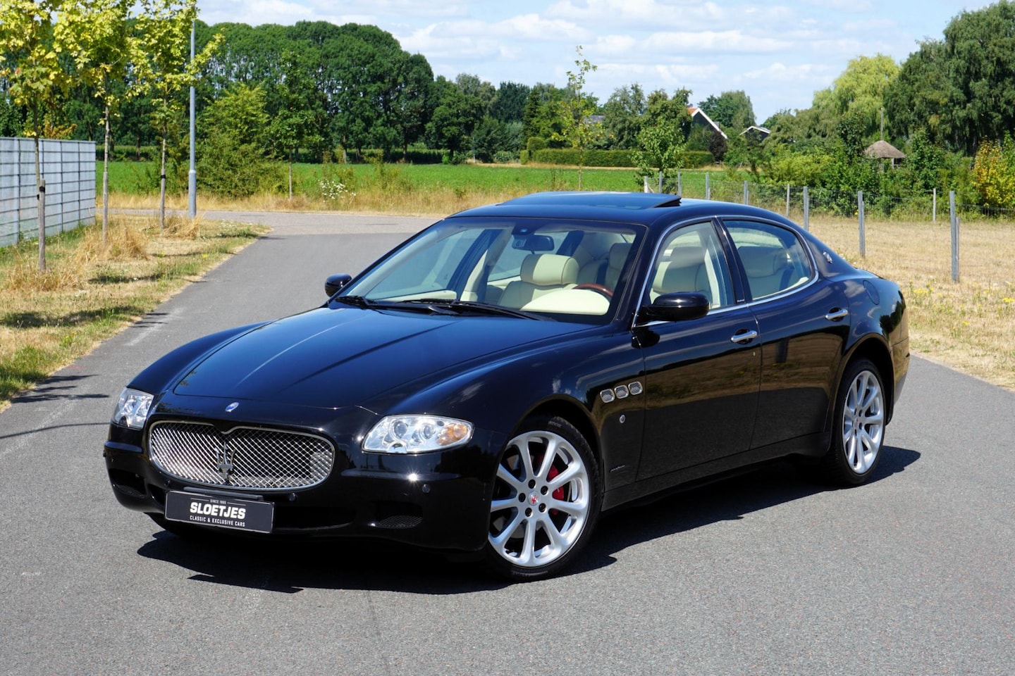 Maserati Quattroporte - 4.2 ZF Automaat |V8 |401 pk |Topstaat |Beige leder |Xenon |Schuifdak |Entertainmentsysteem - AutoWereld.nl