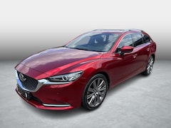 Mazda 6 - 6 2.5 SkyActiv-G 194 Luxury , Automaat, Trekhaak, Schuifdak, Leder, Adap.Cruise, 360 Camer
