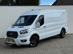 Ford Transit - 350 2.0 TDCI L3H2 Automaat Trekhaak Webasto Chauffeursstoel Cruise Camera Airco 3 Zits