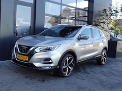 Nissan Qashqai - 1.6 Tekna + (Navi, Camera360, Cruise, Trekhaak, Leer, Panoramadak, keyless, BOSE) -- 57.43