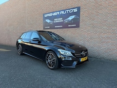 Mercedes-Benz C-klasse Estate - AMG 43 4MATIC Keyles Burmester Pano Schaalstoelen 360-Camera Adaptieve-Cruisecontrol