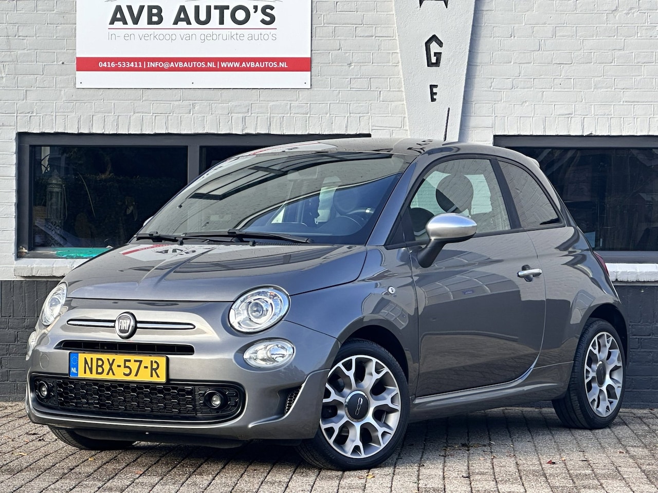 Fiat 500 - 1.2 Rockstar Carplay Clima Cruise Pano Xenon Leder - AutoWereld.nl