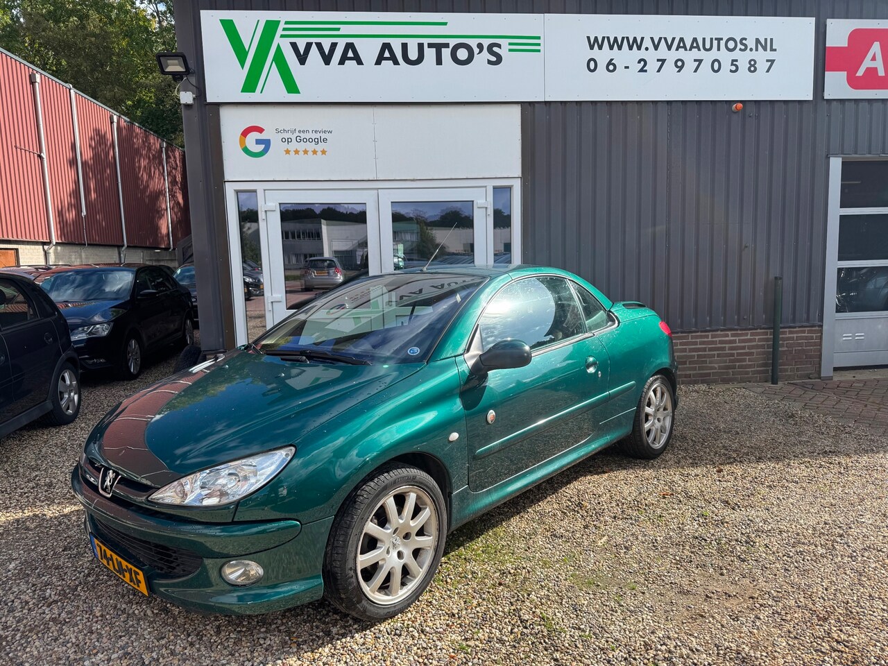 Peugeot 206 CC - 1.6-16V Roland Garros airco, elektr ramen, APK 06-2027! - AutoWereld.nl