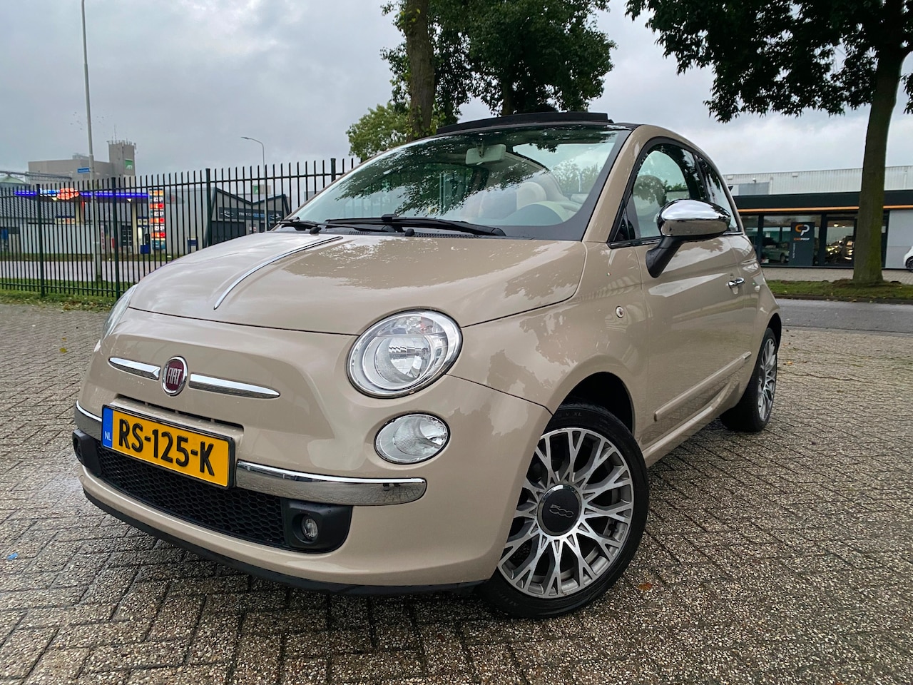Fiat 500 C - 1.2 cappuccino Cabrio Tel Airco Pdc distr verv - AutoWereld.nl