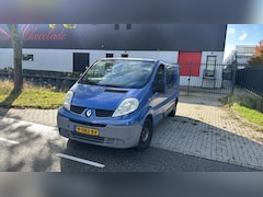 Renault Trafic - 2.5 dCi T29 L2H1 DC DUBBELE CABINE 234.0000 KM AIRCO 6 BAK LANG BLAUW 2009