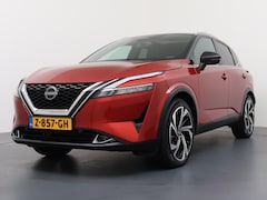 Nissan Qashqai - 1.3 MHEV Xtronic Tekna Plus | Trekhaak | Panoramadak | Lederen Bekl. | BOSE Audio |