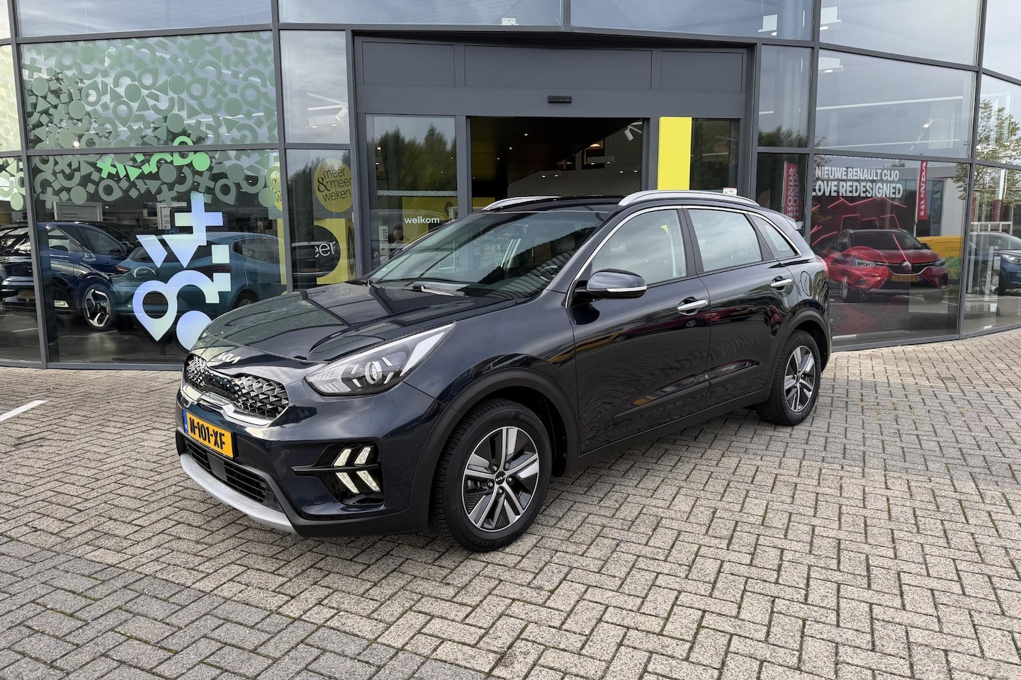 Kia Niro - 1.6 GDi Hybrid DynamicLine Nav | Climate Control | Lane Assist | adapt. cruise control | t - AutoWereld.nl