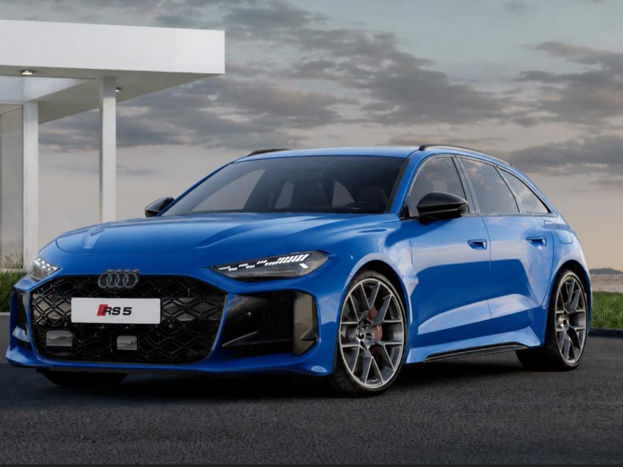 Audi RS5 - Avant e-hybrid 639 PK | Leverbaar 2026 | Carbon exterieur pakket | Panorama dak | Verhoogd - AutoWereld.nl