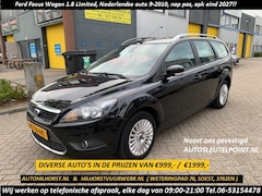 Ford Focus Wagon - 1.8 Limited, ( nette Nederlandse auto. boekje - nap-pas , diverse rond deze prijzen )