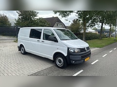 Volkswagen Transporter - 2.0 TDI L2H1 DC 103 KW DUBBELE CABINE AIRCO WIT 2010
