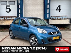 Nissan Micra - 1.2 Visia Pack (2de Eigenaar+AIRCO+NAP+5D)