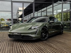 Porsche Taycan Sport Turismo - 79 kWh | PANORAMA | PTS COLOR BLACK OLIVE | BIJRIJDERS DISPLAY | 95 % SOH | ELECTRIC SOUND