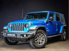 Jeep Wrangler Unlimited - 4xe 380 Sahara afneembaar dak|carplay|stuurverw|camera|keyless|BLIS|spiegelverw|
