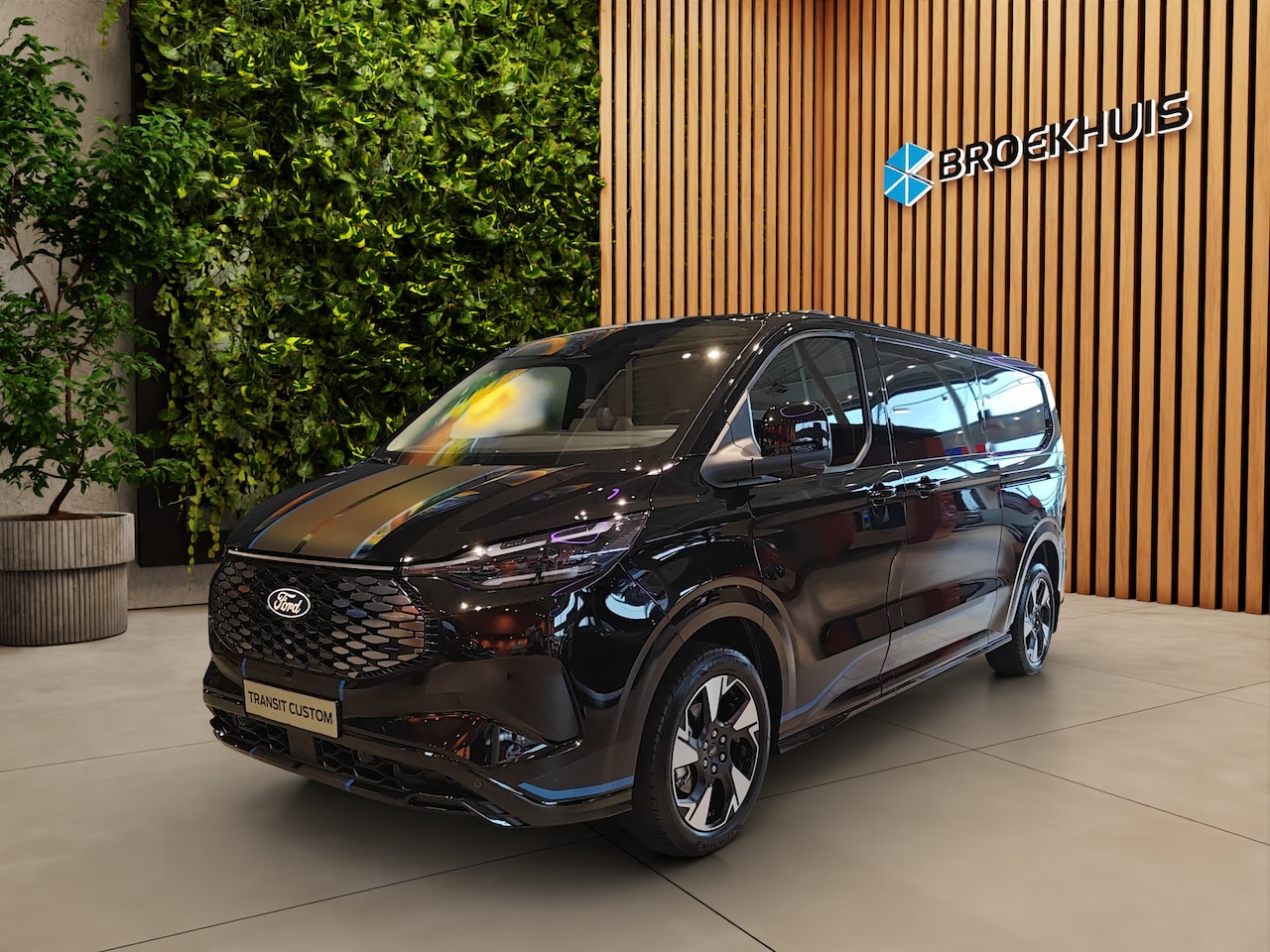 Ford Transit Custom - E-Transit 340 L2H1 Sport 71 kWh Voorraad | 19" | 2x Schuifdeur | Trekhaak | - AutoWereld.nl