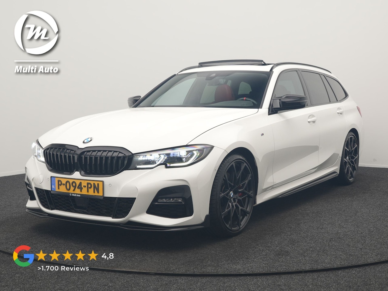 BMW 3-serie Touring - 320i M Sport Perfomance Parts 184pk | Panodak | Adaptive Cruise | Laser LED | Sportuitlaat - AutoWereld.nl