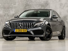 Mercedes-Benz C-klasse - 180 AMG Sport 156Pk Automaat (NAVIGATIE, LEDER, GETINT GLAS, ELEK SPORTSTOELEN, CRUISE, PA