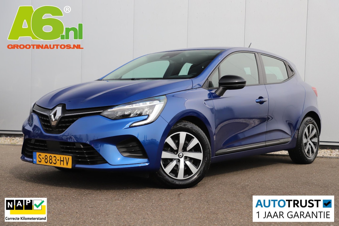 Renault Clio - 1.0 TCe 90 Equilibre 6-bak Navigatie Carplay Android Airco Cruise Control Rijstrooksensor - AutoWereld.nl