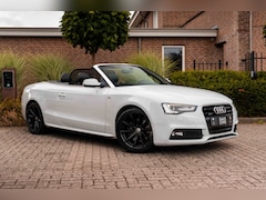 Audi A5 Cabriolet - 2.0 TFSI 220 PK Aut. S-Line Leder Xenon Stoelverwarming Cruise 18''