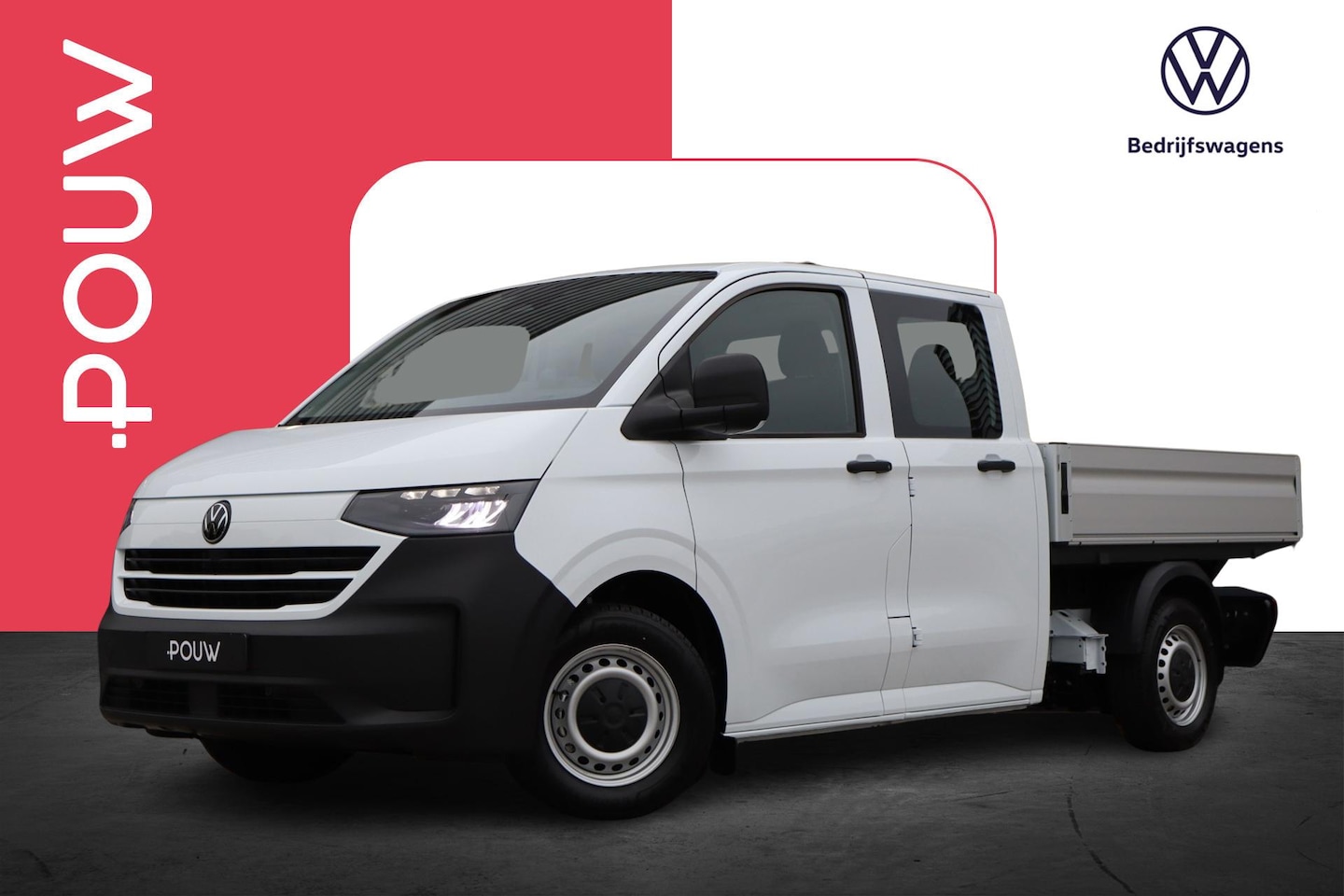 Volkswagen e-Transporter - 32 L2H1 136pk 71 kWh | Dubbele Cabine | Trekhaak - AutoWereld.nl