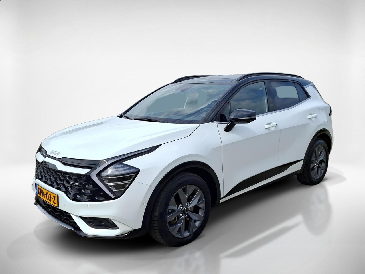 Kia Sportage - 1.6 T-GDi Hybrid GT-PlusLine | Panoramadak | lederen bekleding | Climate control | Navigat - AutoWereld.nl