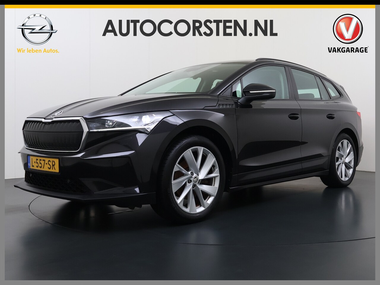 Skoda Enyaq iV - 180PK Trekhaak Adap.Cruise 3-Zone Ecc Camera Matrix-Led Stuur+Stoelverwarming Navi SOH 87% - AutoWereld.nl