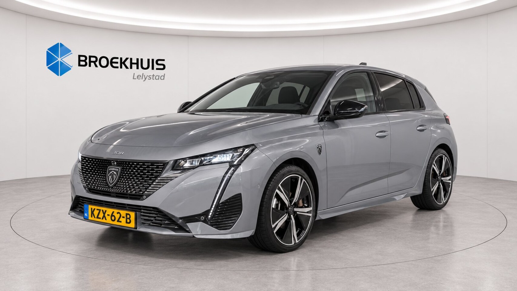 Peugeot 308 - 1.6 HYBRID 225PK GT PACK AUTOMAAT / NAVI / LEDER / CLIMA / PDC / 18" LMV / CAMERA / KEYLES - AutoWereld.nl