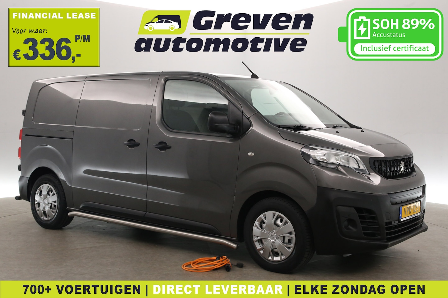 Peugeot e-Expert - 75 kWh L2H1 Long Range | Snelladen | SOH 89% | Airco | Cruise | Carplay | Parkeersens. - AutoWereld.nl