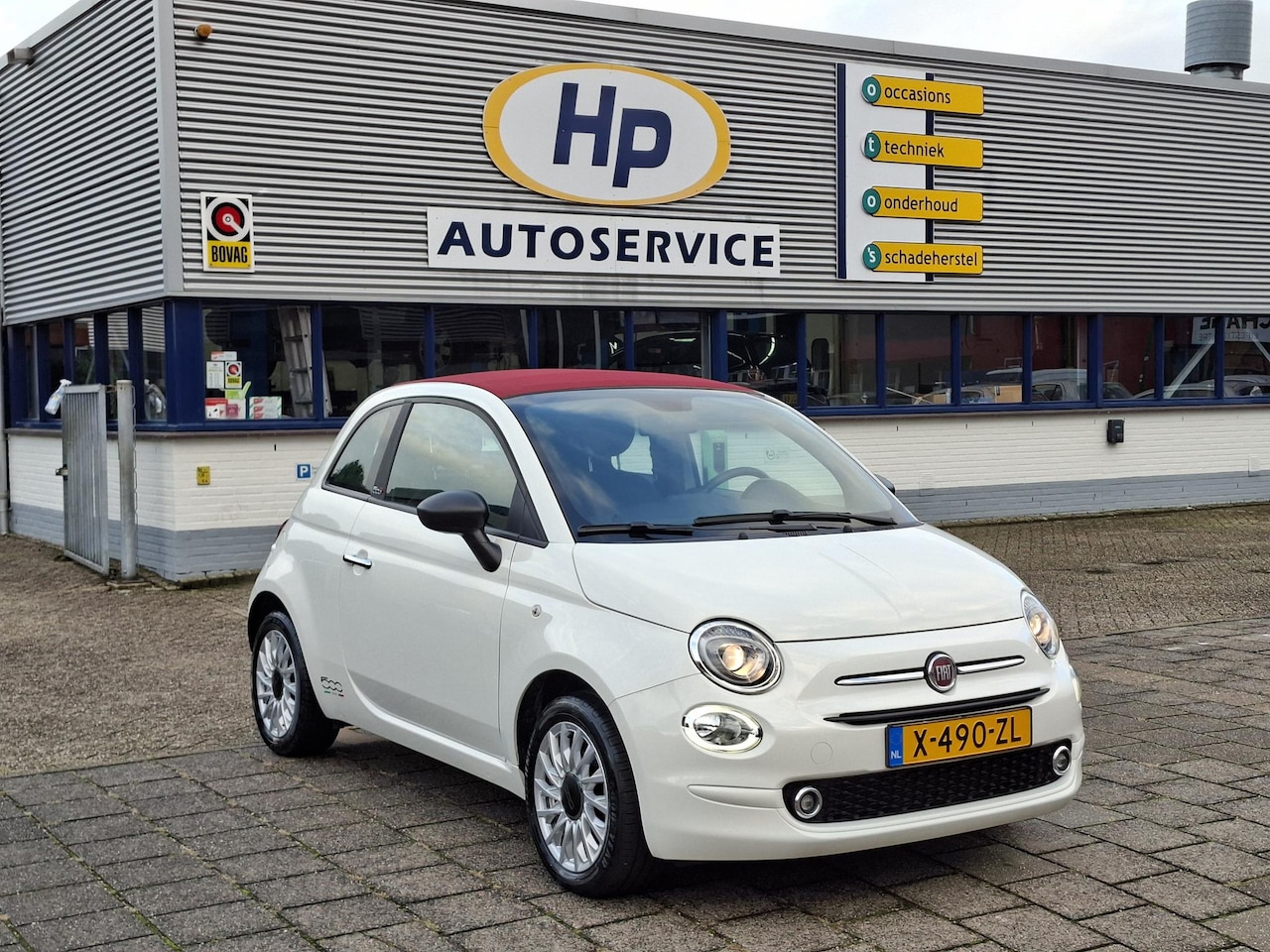 Fiat 500 C - 1.0 Hybrid Launch Edition CabrioTop Cruise Control Airco 15inch LM Velgen 15.420km 1e eige - AutoWereld.nl