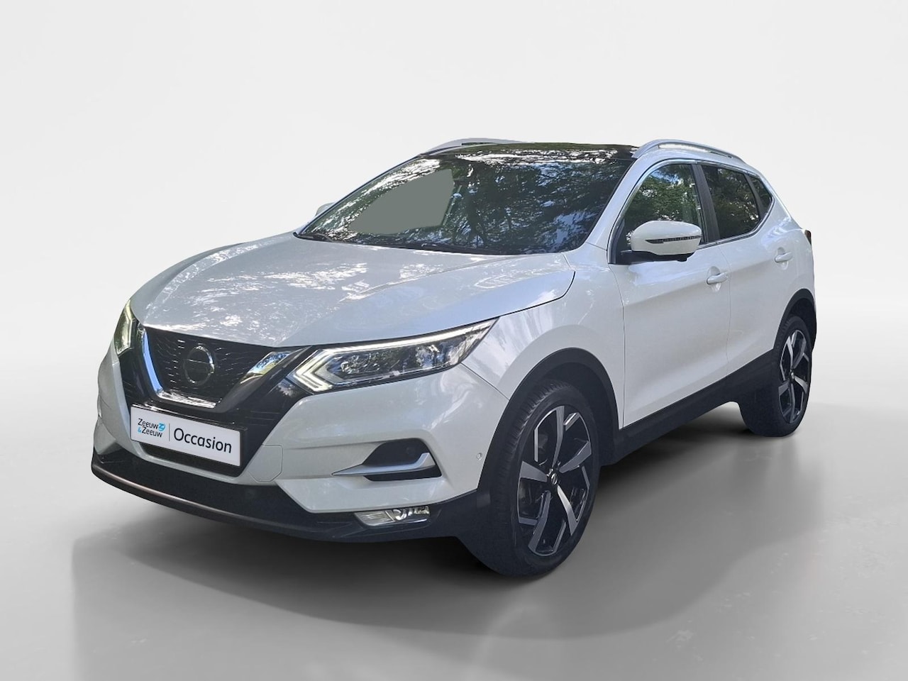 Nissan Qashqai - 1.3 DIG-T Tekna | TREKHAAK | STOELVERWARMING | PANO DAK | CLIMATE | ALL SEASON BANDEN | - AutoWereld.nl