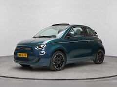 Fiat 500e - Cabrio La Prima 42 kWh SoH 94, 9% | Leder | Stoelverwarming | Lm velgen | Navigatie | Carp