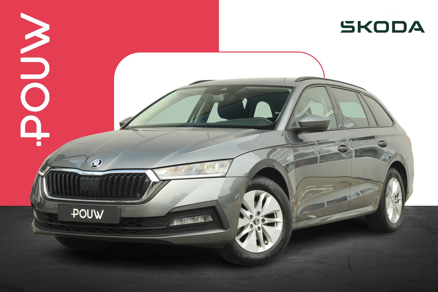 Skoda Octavia Combi - 1.0 e-TSI 110pk DSG Ambition | Trekhaak Elektrisch | Cruise Control | Navigatie | Parkeers - AutoWereld.nl