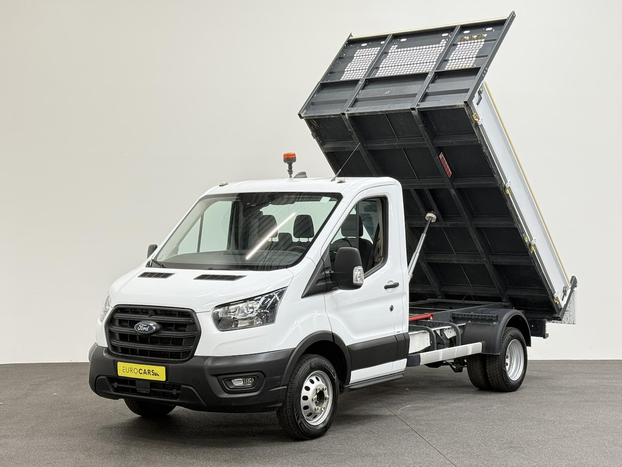 Ford Transit - 350 165PK Kipper Dubbellucht 3,5t Trekhaak Camera Voorruitverwarming Airco Open Laadbak - AutoWereld.nl