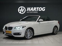 BMW 2-serie Cabrio - 220i High Executive + CAMERA / LEDER / STOELVERWARMING / GROOT SCHERM