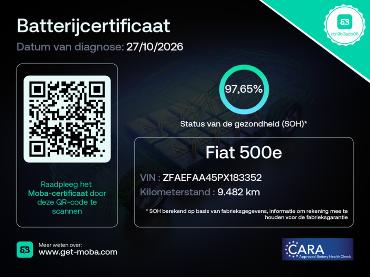 Fiat 500e - Icon 42 kWh SOH 97,6%, Virtual Cockpit, Apple Carplay, Cruise, Rijstrooksensor, DAB, LED - AutoWereld.nl