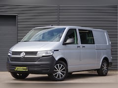 Volkswagen Transporter - 2.0 TDI L2 DC-5P, 150PK AUT. LED, 2X SCHUIFDEUR, STOELVERWARMING, STANDKACHEL, AIRCO, DUBB