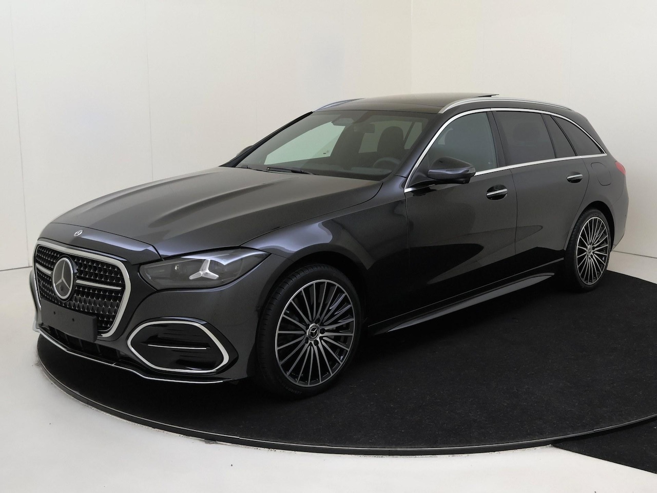 Mercedes-Benz C-klasse Estate - 300 e Business Solution AMG Premium Pakket - Burmester - Panoramadak - Head-Up Display - 1 - AutoWereld.nl