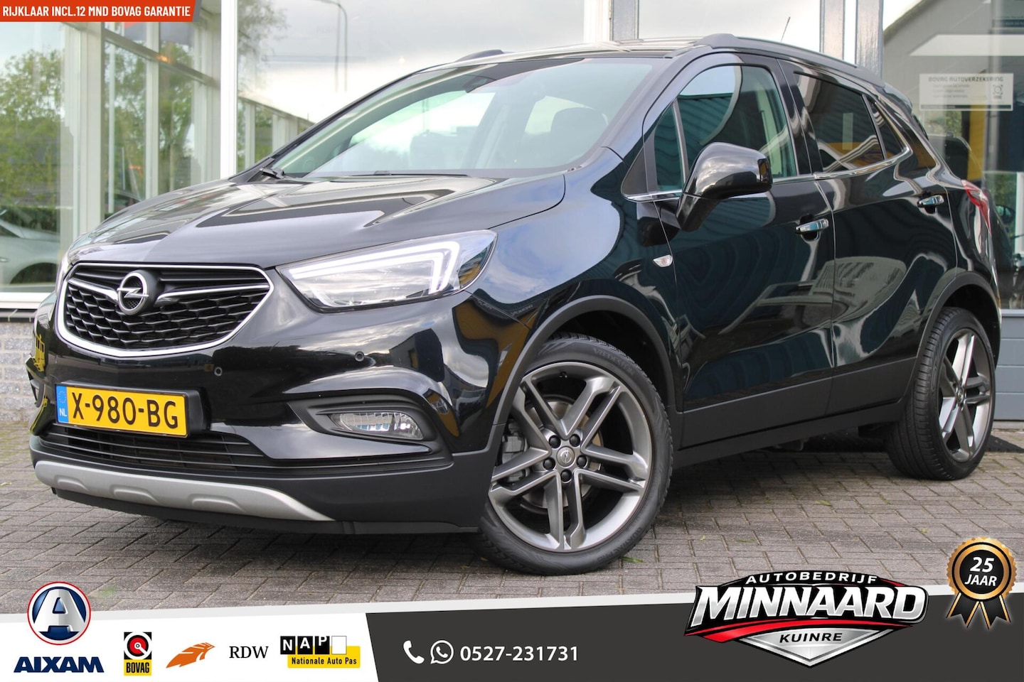 Opel Mokka X - 1.4 Turbo 4x4 Innovation|Automaat|Leer|Navi|Camera|Stoel en Stuur verw|Open dak| - AutoWereld.nl